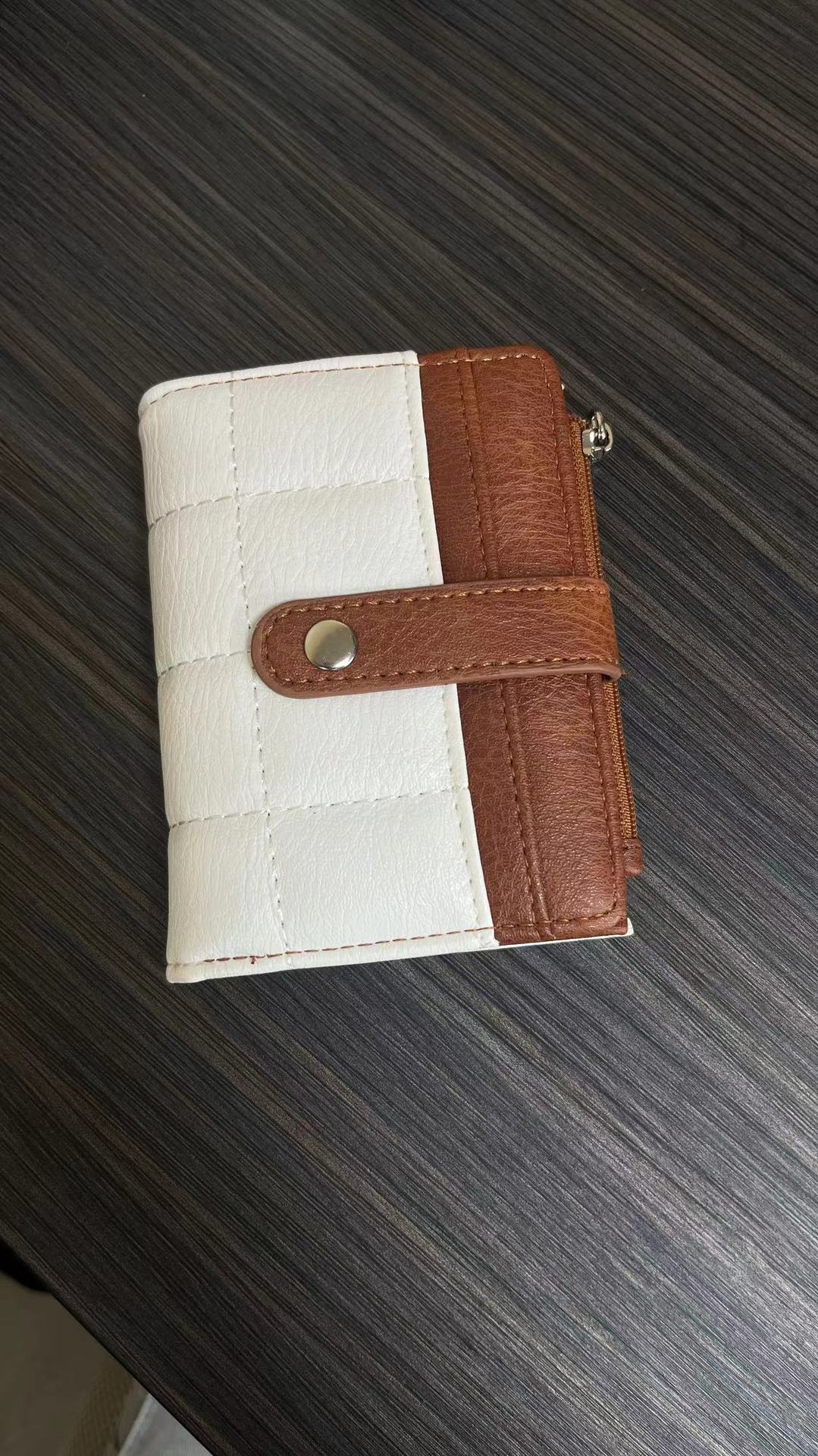rts: Quilted or Checker Vegan Leather Wallets