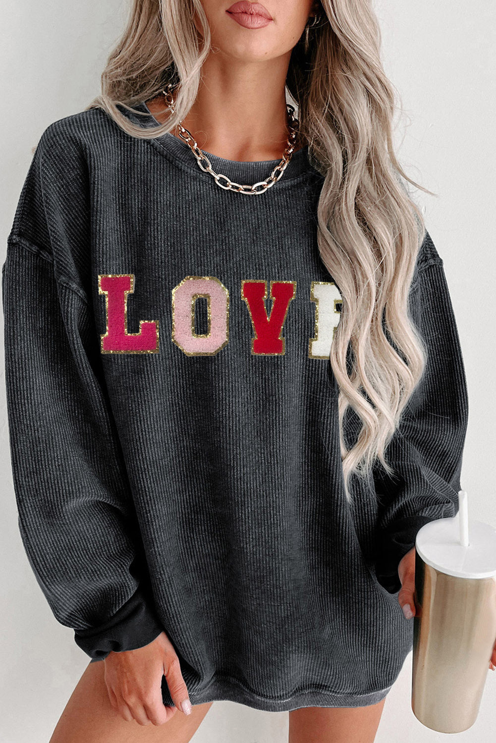 RTS: The Amor Corded "LOVE" Crewneck!