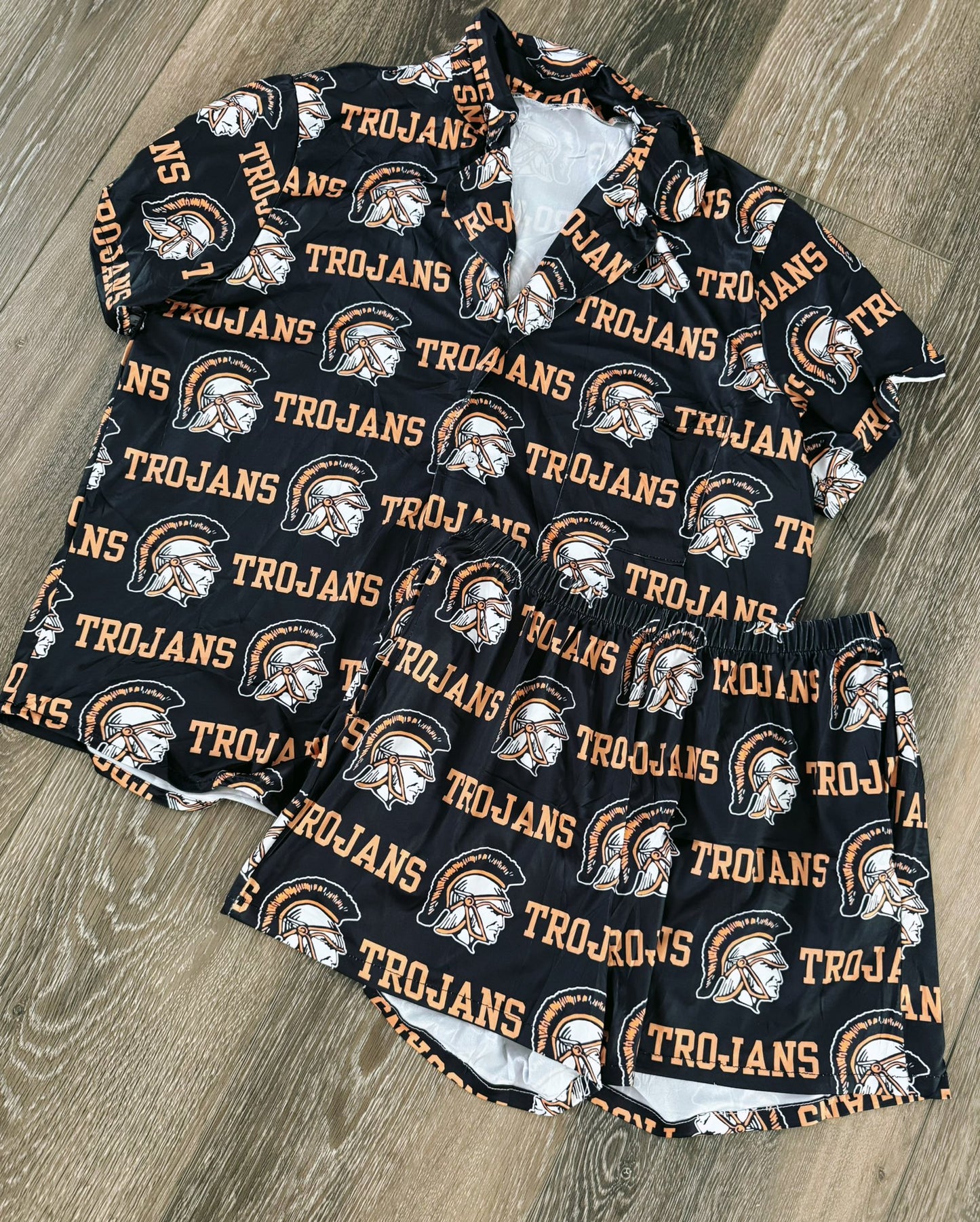 PREORDER: Custom Button Down Short Set (Kids & Adults) 3.16.26