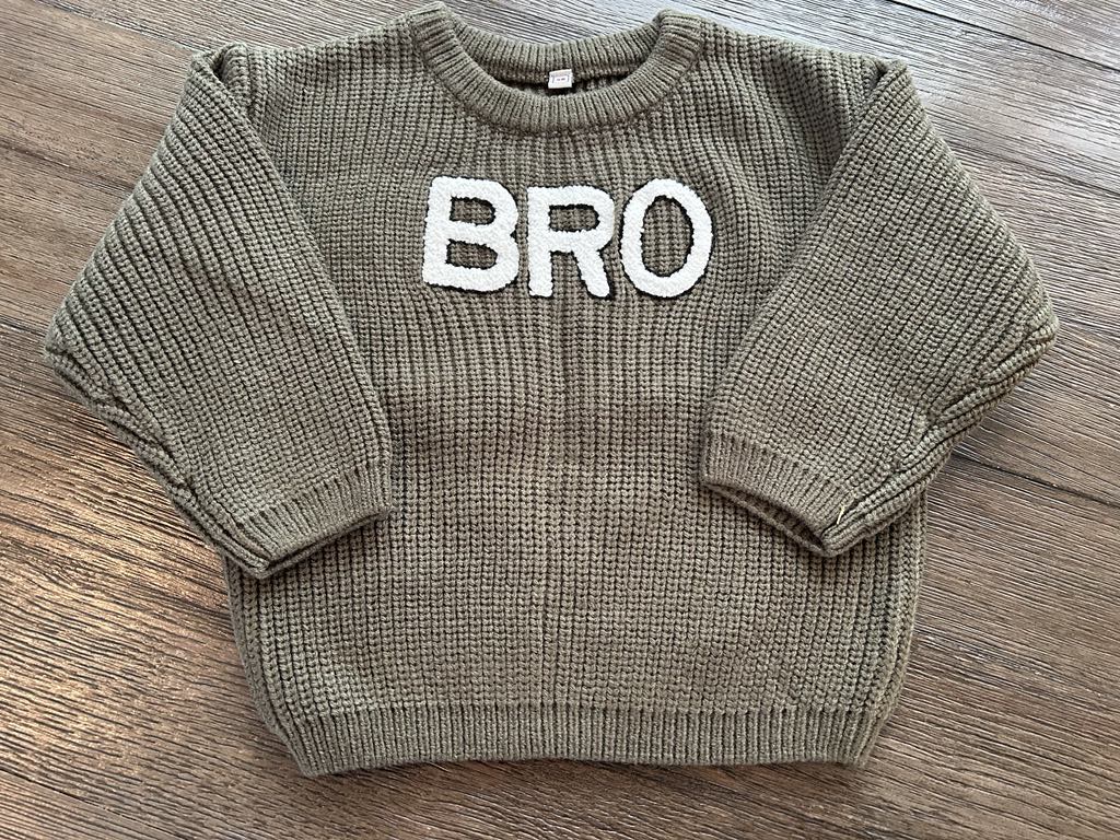 RTS: Bro embroidered sweater