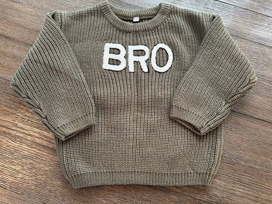 RTS: Bro embroidered sweater