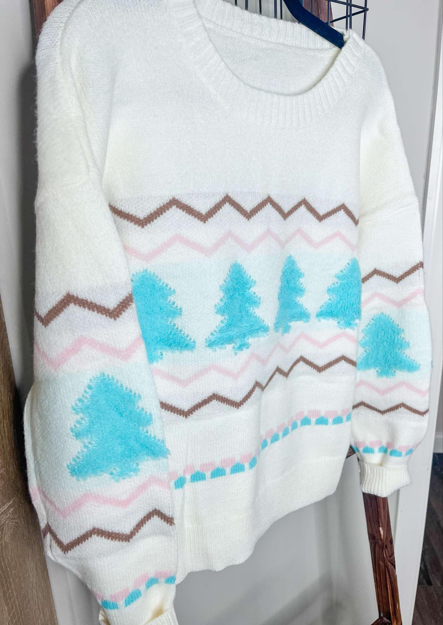 RTS: Mint Christmas Sweater