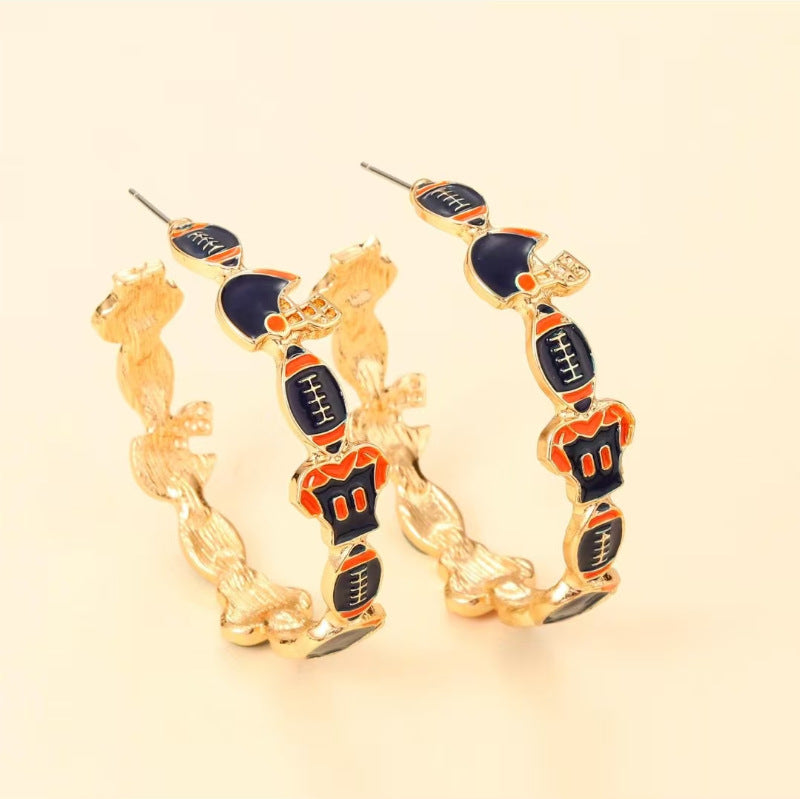 PREORDER: Game Day Hoop Earrings 7.27.26