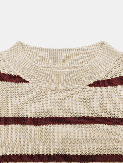 PREORDER: The Fireside Stripe Knit Sweater RERUN 9.28.26