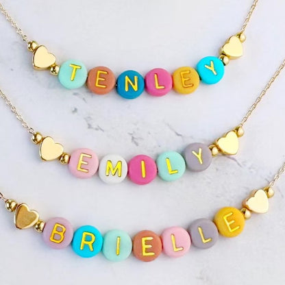 PREORDER: The Pastel Pop Name Necklace RERUN 9.8.26