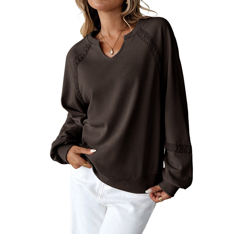 PREORDER: Allie Lace Detail Sweater 9.22.25