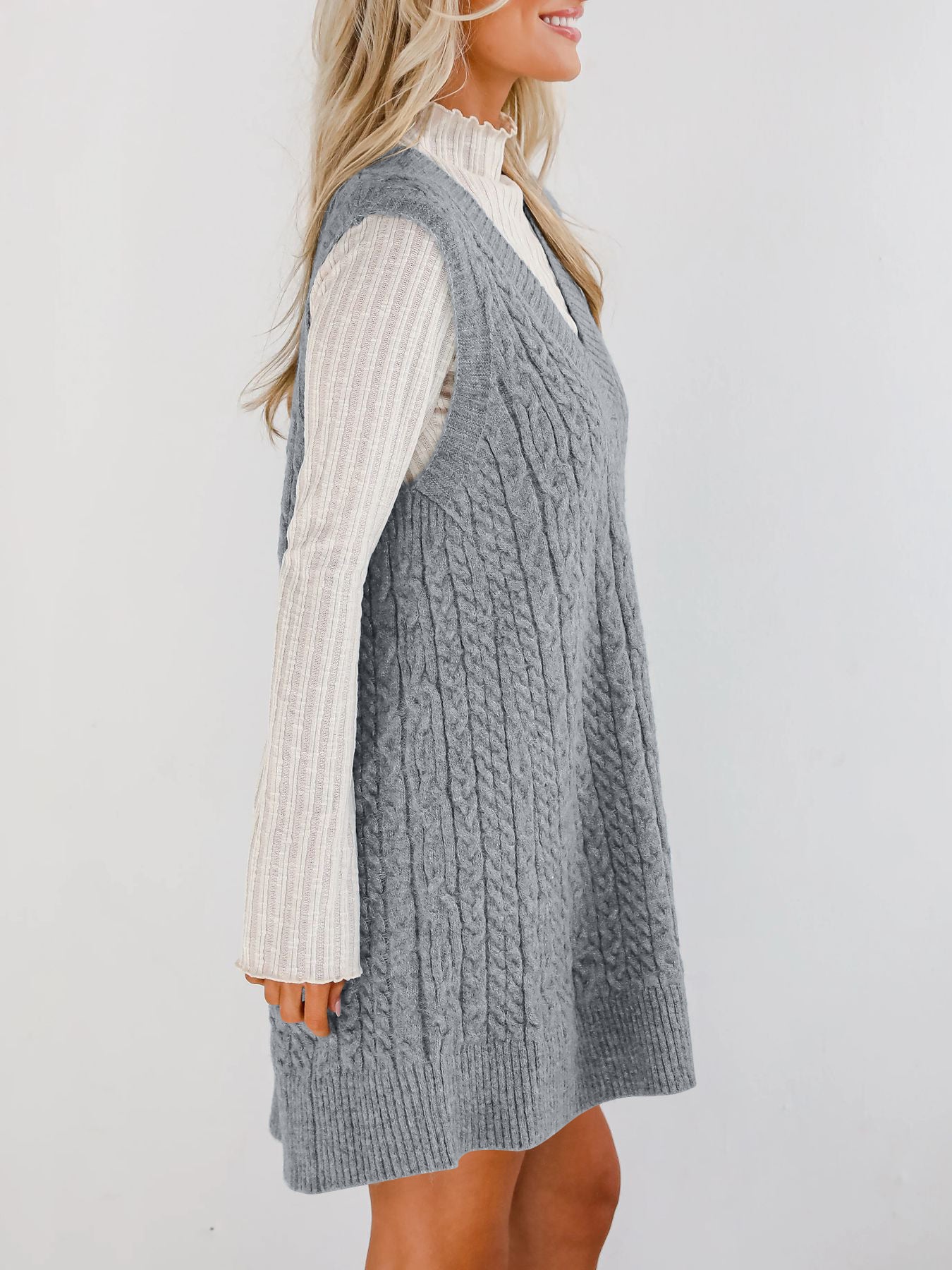 PREORDER: Dakota V sweater dress 9.22.25