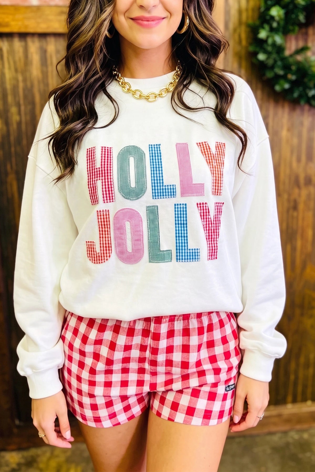 PREORDER: HOLLY JOLLY CREWNECK  10.5.26