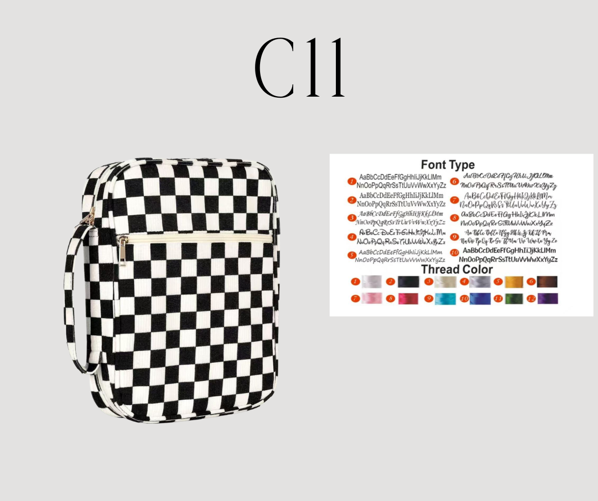 Preorder: RERUN Custom Embroidered Bible Cases ( case only) 1.19.26