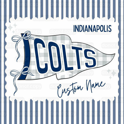 PREORDER: Custom Pennant Flag Pillowcase