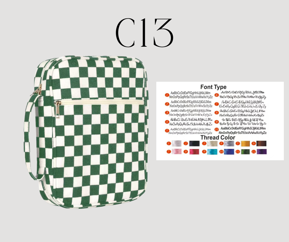 Preorder: RERUN Custom Embroidered Bible Cases ( case only) 1.19.26