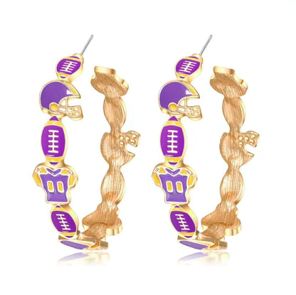 RTS: Game Day Hoop Earrings