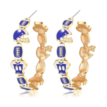 RTS: Game Day Hoop Earrings