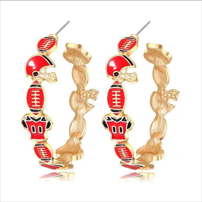 RTS: Game Day Hoop Earrings
