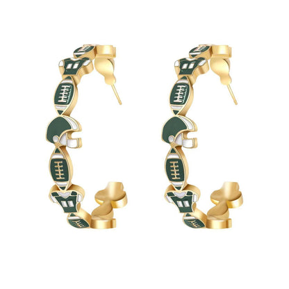 RTS: Game Day Hoop Earrings