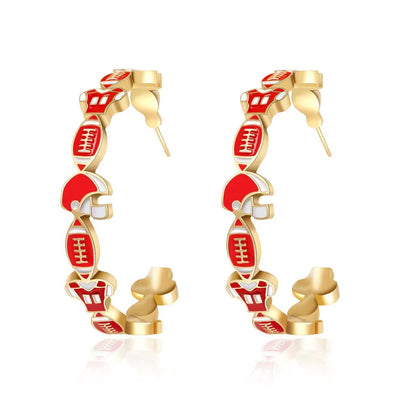 RTS: Game Day Hoop Earrings
