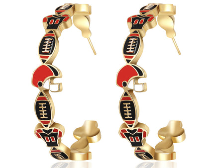 RTS: Game Day Hoop Earrings