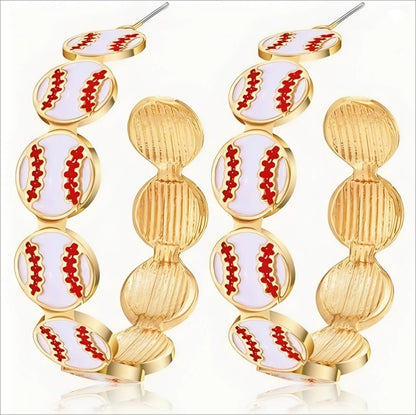 RTS: Game Day Hoop Earrings