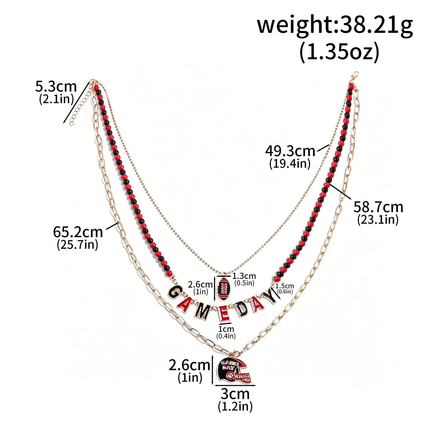 PREORDER: Game Day Layered Necklace 7.27.26