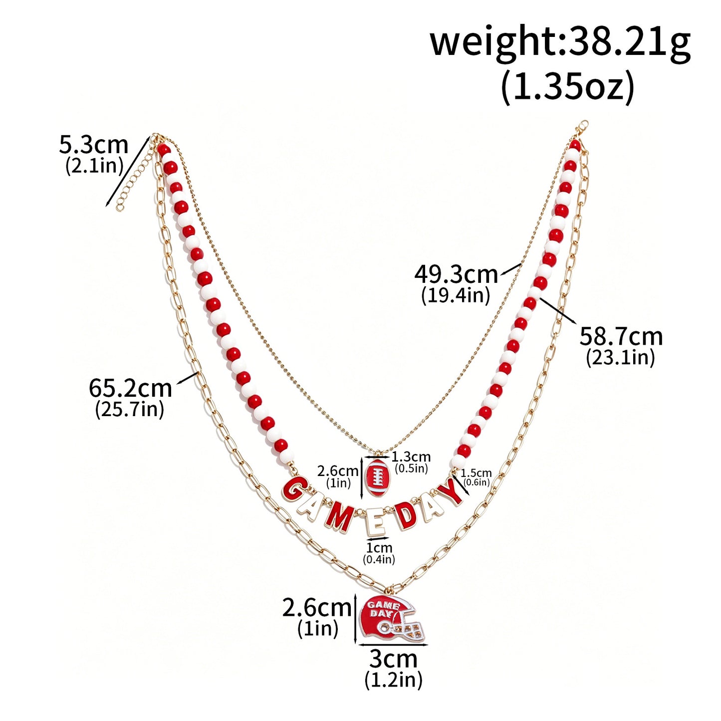 PREORDER: Game Day Layered Necklace 7.27.26