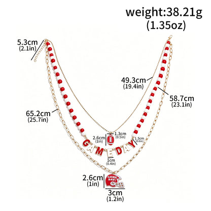 RTS: Game Day Layered Necklace