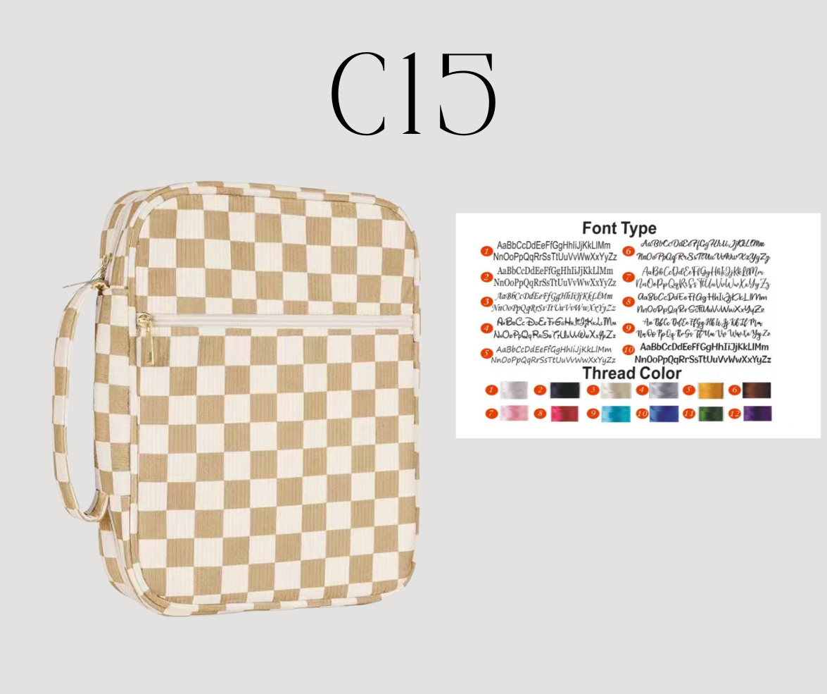 Preorder: RERUN Custom Embroidered Bible Cases ( case only) 1.19.26