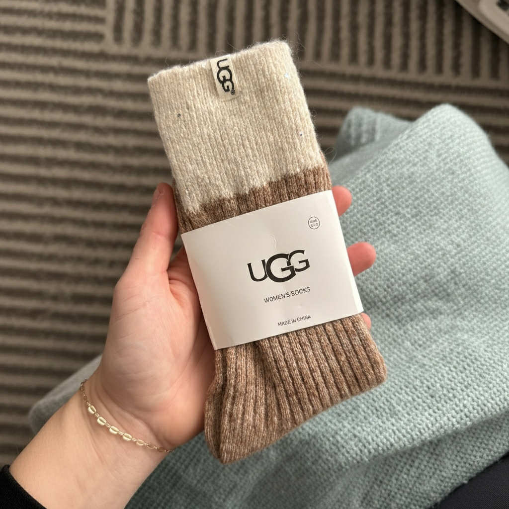 RTS: Sparkle Crew Socks