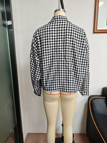 PREORDER: Gingham jacket  9.28.26