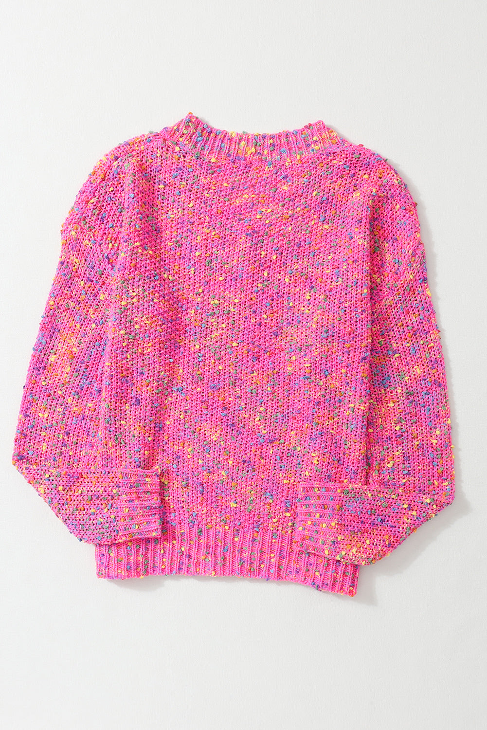 RTS: Pink Confetti Sweater-