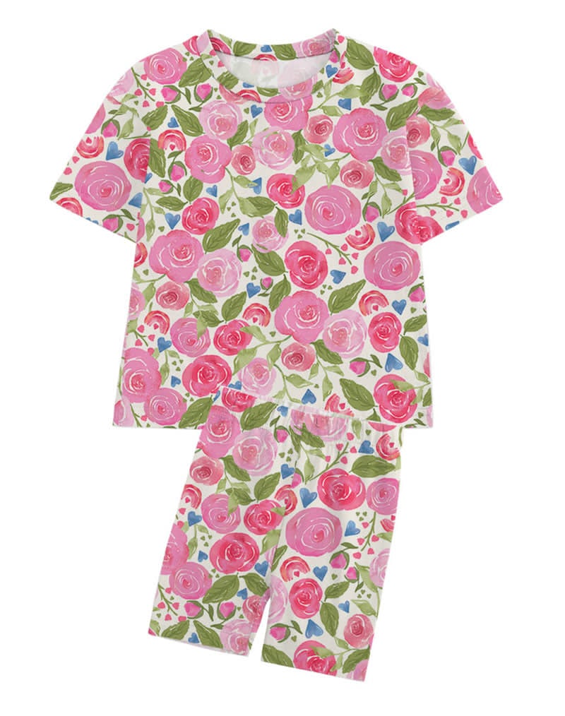 PREORDER: Mommy + Me Custom Oversize Tee & Bike Short Set (Seamless) 5.11.26