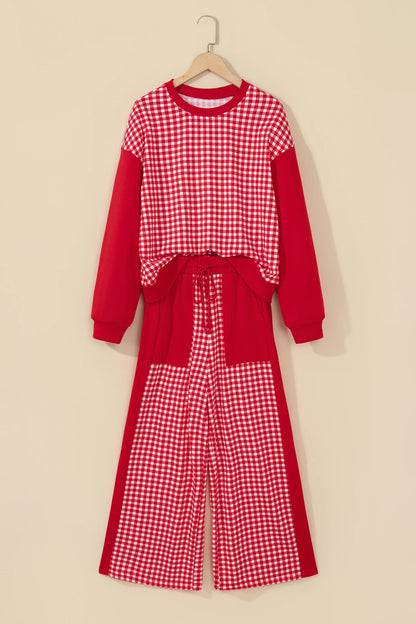 PREORDER: Gingham Chic Lounge Set  11.2.26