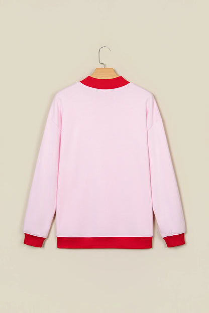 PREORDER: Embroidered Merry Mock Neck  11.2.26