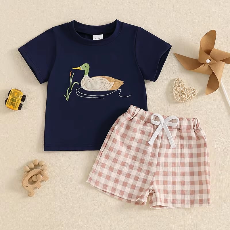 PREORDER: Checkered Shorts Set 3.9.26