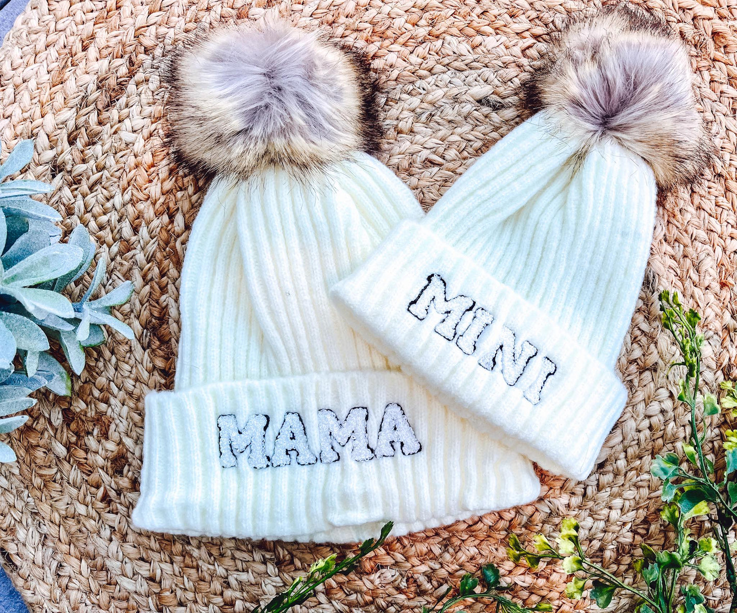 RTS: Mama and Mini Patch Beanies