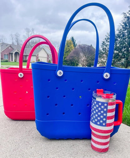 PREORDER: MEDIUM EVA Print & Solid Totes