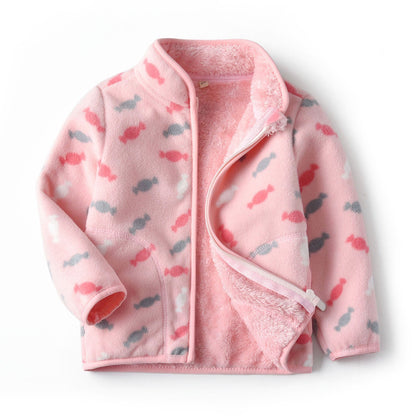 RTS: Girls Full Zip Fleece-