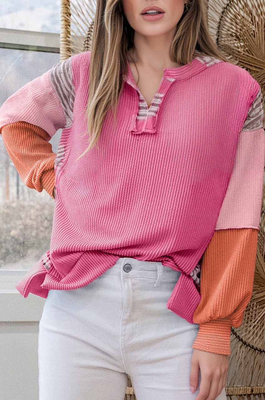 PREORDER: Pop of plaid long sleeve 9.22.25