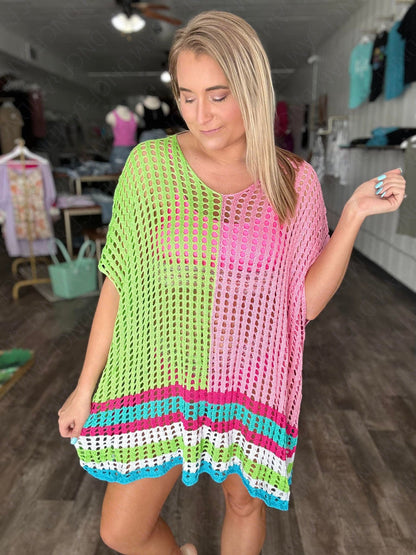 RTS: The Danette Crocheted Swim Coverup