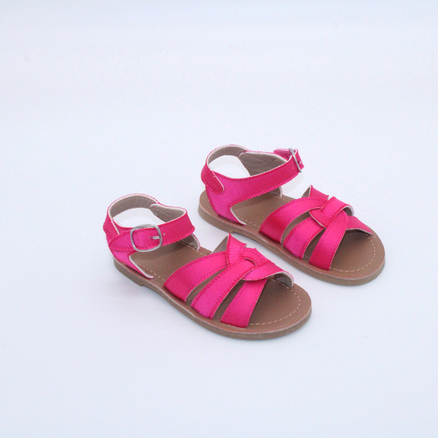 RTS: Vegan Leather Strappy Sandals-