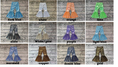 RTS: Iridescent Bell Pants-