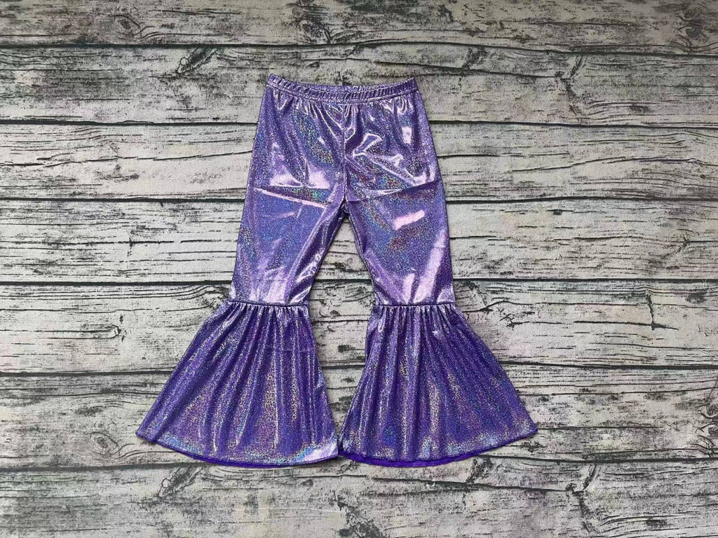 RTS: Iridescent Bell Pants-