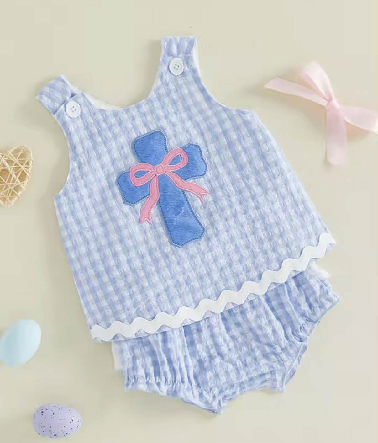 PREORDER: Lia Gingham two piece set 3.9.26 osym