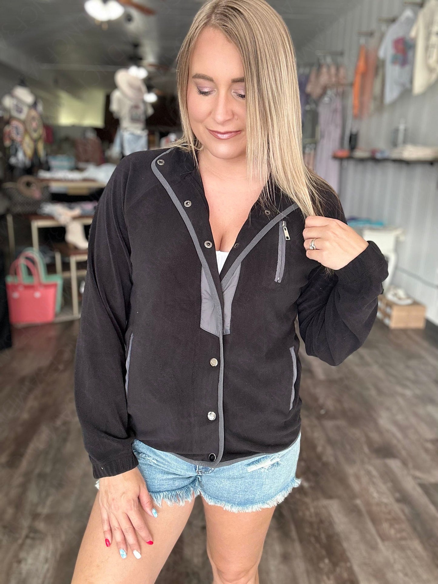 RTS: DEMI CLOUD FLEECE JACKET-