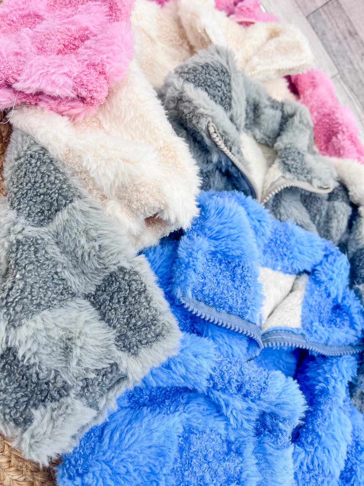 PREORDER: Checker Teddy Bear Fleece RERUN 9.28.26