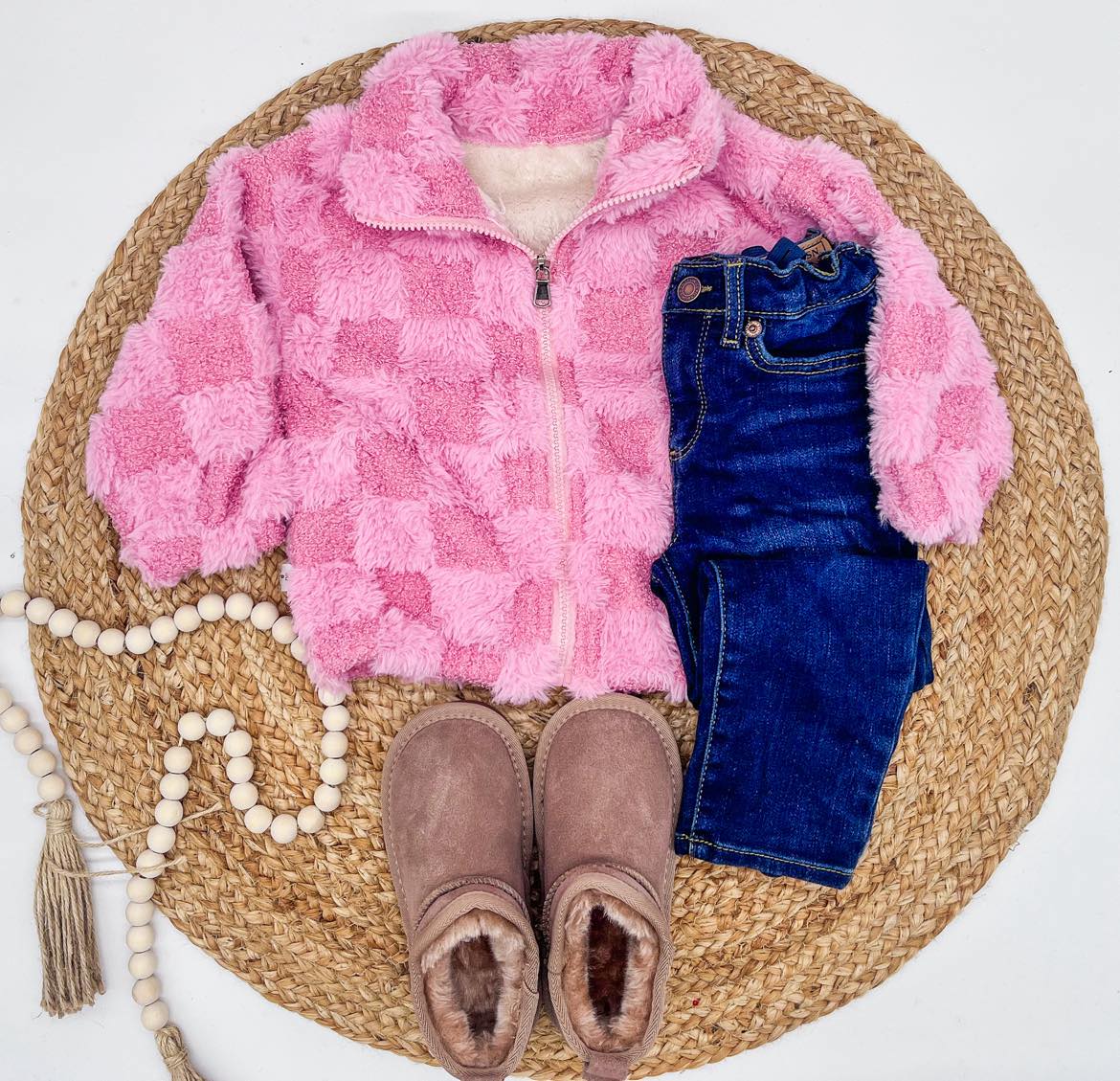 PREORDER: Checker Teddy Bear Fleece RERUN 9.28.26