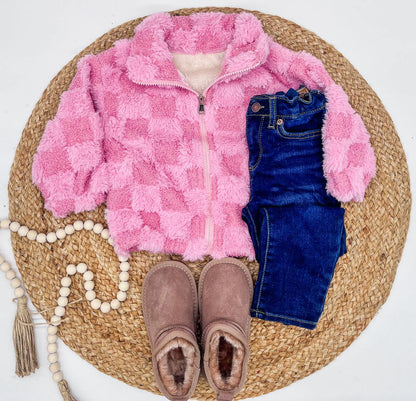 PREORDER: Checker Teddy Bear Fleece RERUN 9.28.26