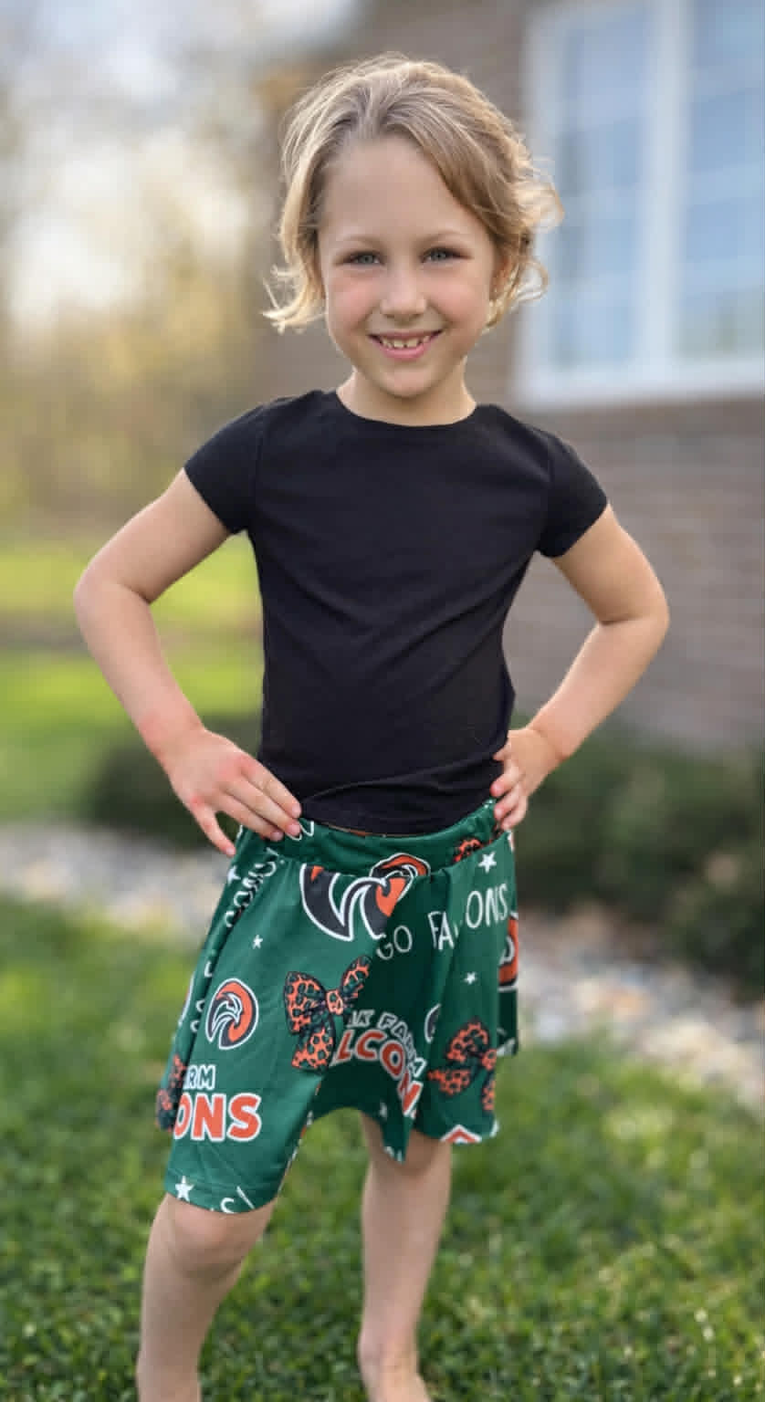 PREORDER: Custom Athletic Flowy Skort RERUN (Seamless Design) 6.15.26 OSYM