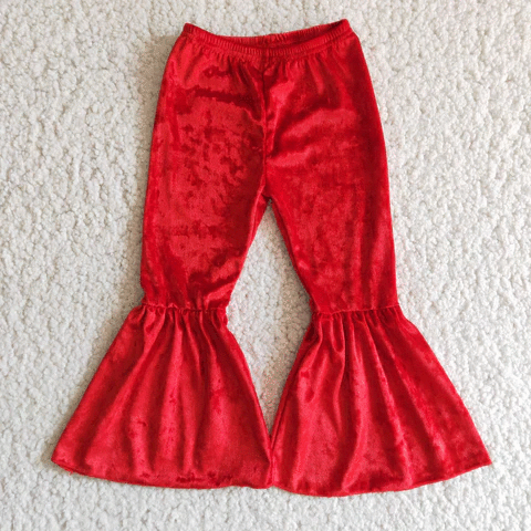 RTS: Kids Sequin/Velvet Pants-
