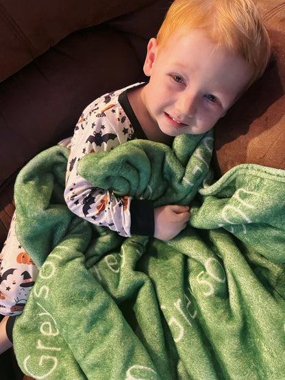 PREORDER: Repeating Name Blanket CUSTOM SHOP
