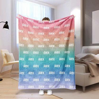 PREORDER: Repeating Name Blanket CUSTOM SHOP